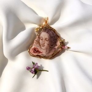 Leonardo DaVinci handmade necklace